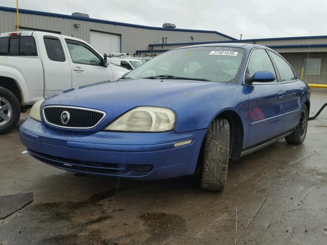 1MEHM50U23G611410 - 2003 MERCURY SABLE GS BLUE photo 2