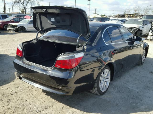 WBANA53515B863227 - 2005 BMW 525 I BLACK photo 4