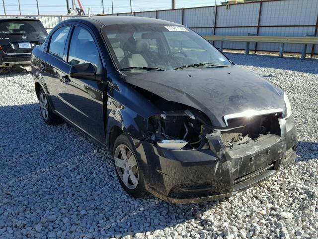 KL1TD56668B054579 - 2008 CHEVROLET AVEO BASE BLACK photo 1