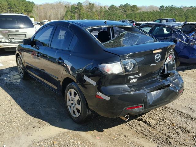 JM1BK12F881137915 - 2008 MAZDA 3 I BLACK photo 3