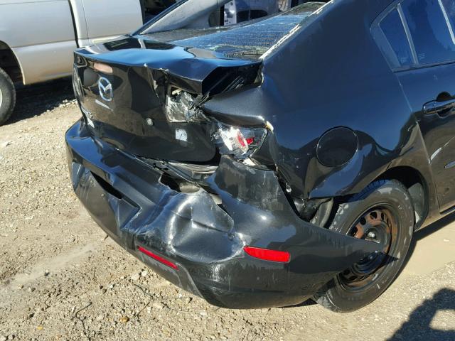 JM1BK12F881137915 - 2008 MAZDA 3 I BLACK photo 9