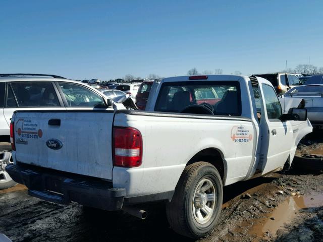 1FTYR10D59PA49152 - 2009 FORD RANGER WHITE photo 4