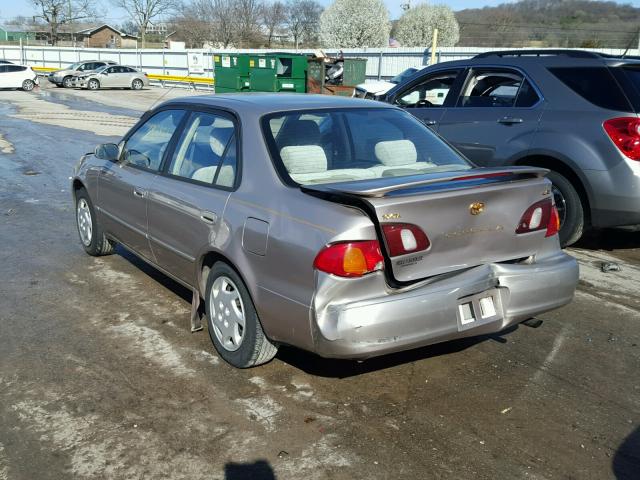 2T1BR12E6XC138607 - 1999 TOYOTA COROLLA VE GOLD photo 3