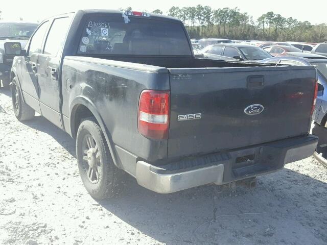 1FTPW12565FA41006 - 2005 FORD F150 SUPER BLACK photo 3