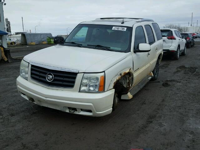 1GYEK63N63R139988 - 2003 CADILLAC ESCALADE L WHITE photo 2