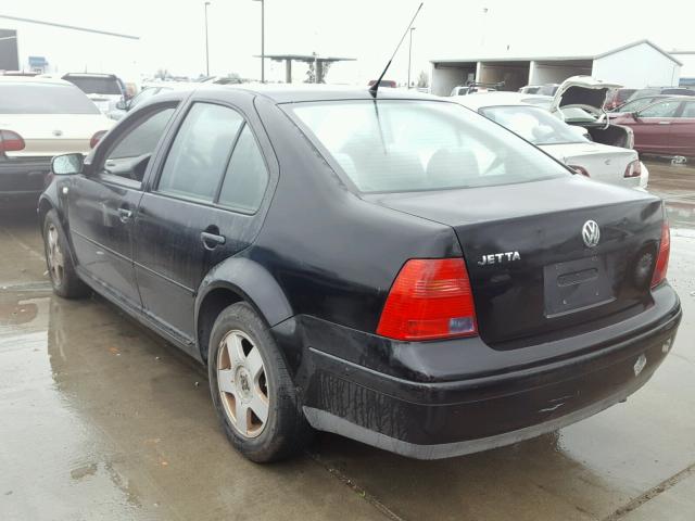 3VWSK69M32M122182 - 2002 VOLKSWAGEN JETTA GLS BLACK photo 3