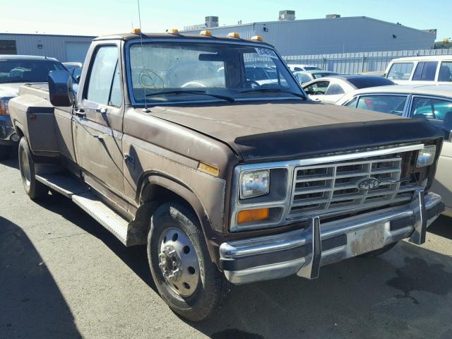 1FTJF351XEPA50991 - 1984 FORD F350 BROWN photo 1