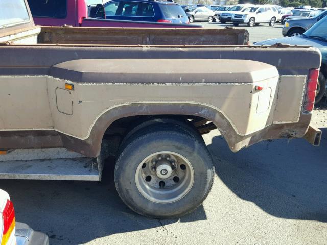 1FTJF351XEPA50991 - 1984 FORD F350 BROWN photo 9