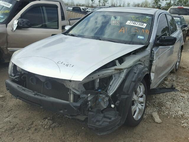 JHMCP26858C063850 - 2008 HONDA ACCORD EXL SILVER photo 2