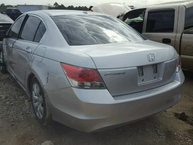 JHMCP26858C063850 - 2008 HONDA ACCORD EXL SILVER photo 3