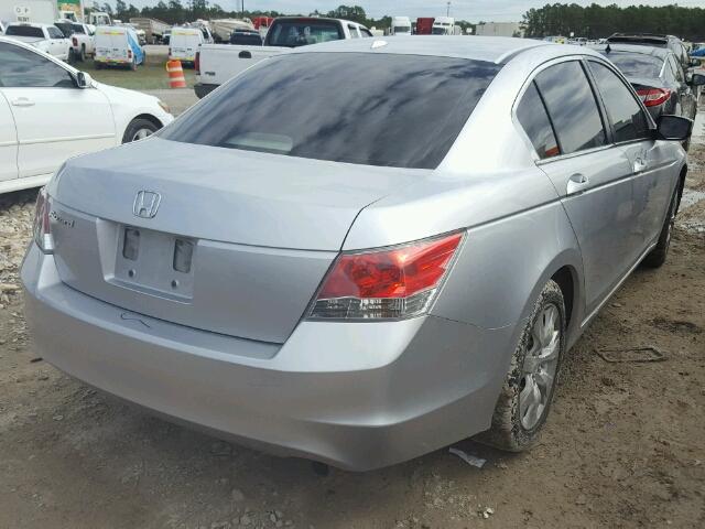 JHMCP26858C063850 - 2008 HONDA ACCORD EXL SILVER photo 4