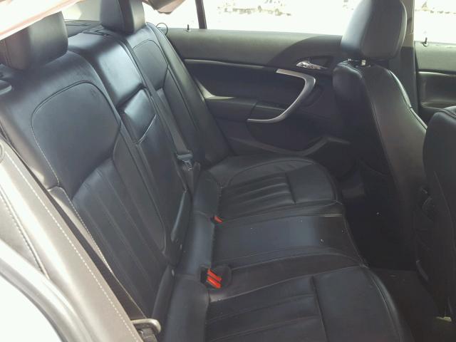 2G4GR5EKXC9109079 - 2012 BUICK REGAL SILVER photo 6