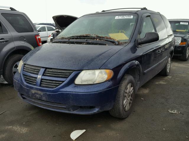 1D4GP24R45B126794 - 2005 DODGE GRAND CARA BLUE photo 2