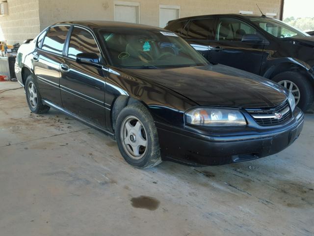 2G1WF52E949352335 - 2004 CHEVROLET IMPALA BLACK photo 1