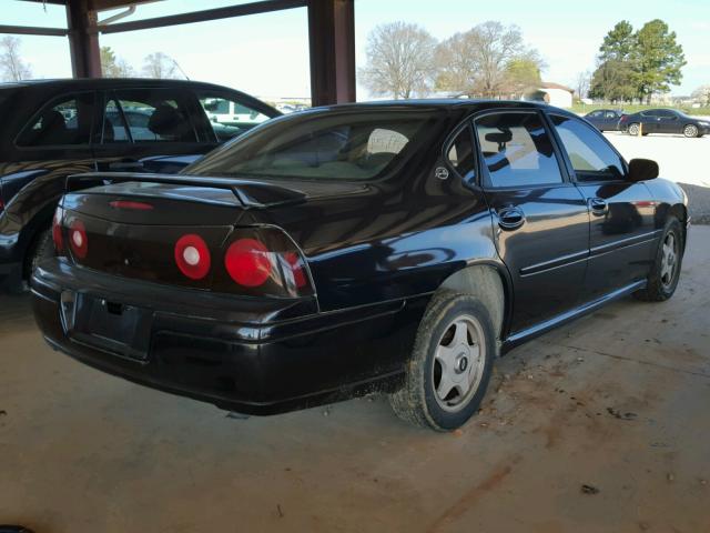 2G1WF52E949352335 - 2004 CHEVROLET IMPALA BLACK photo 4