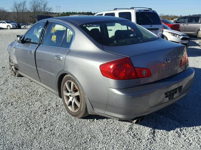 JNKCV51E15M219019 - 2005 INFINITI G35 GRAY photo 3