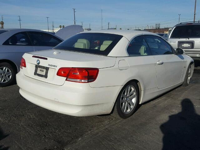 WBAWR33519P343376 - 2009 BMW 328 I SULE WHITE photo 4