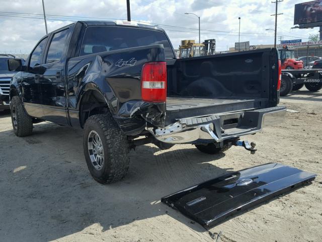 1FTPW14597KB53788 - 2007 FORD F150 SUPER BLACK photo 3