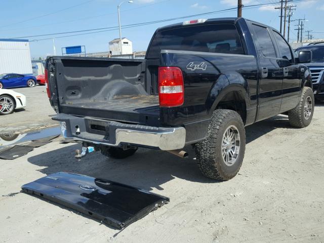 1FTPW14597KB53788 - 2007 FORD F150 SUPER BLACK photo 4