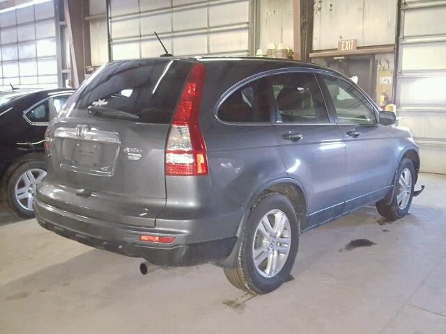 5J6RE4H75BL041138 - 2011 HONDA CR-V EXL GRAY photo 4