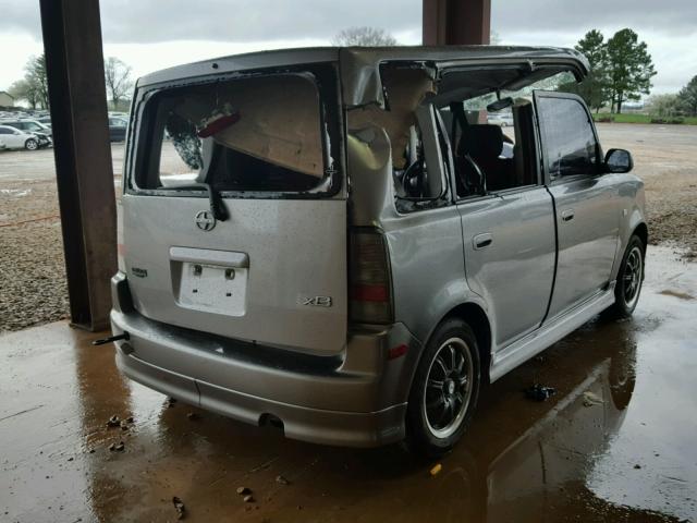 JTLKT324664036394 - 2006 TOYOTA SCION XB ვერცხლისფერი ფოტო 4