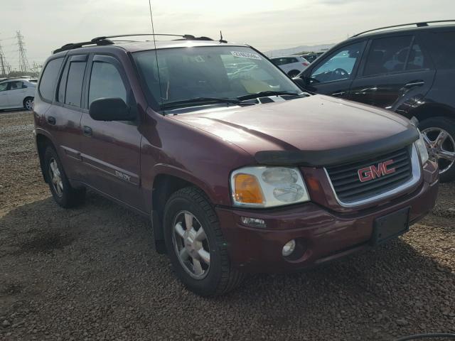 1GKDT13S452100677 - 2005 GMC ENVOY BURGUNDY photo 1