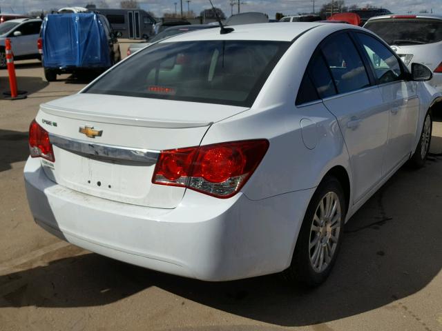 1G1PH5SB5E7453413 - 2014 CHEVROLET CRUZE ECO WHITE photo 4