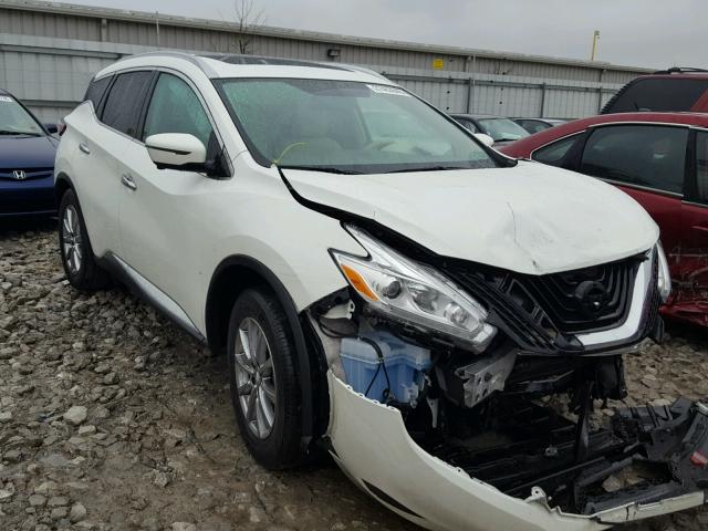 5N1AZ2MH9GN152860 - 2016 NISSAN MURANO S WHITE photo 1