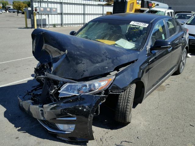 KNAGM4AD6C5035769 - 2012 KIA OPTIMA HYB BLACK photo 2