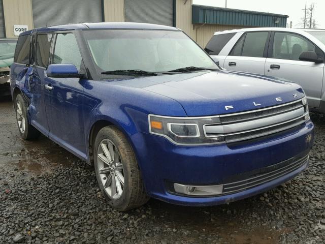 2FMHK6D81DBD08116 - 2013 FORD FLEX LIMIT BLUE photo 1