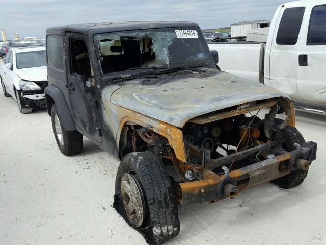 1C4AJWAG3GL287620 - 2016 JEEP WRANGLER S BLACK photo 1