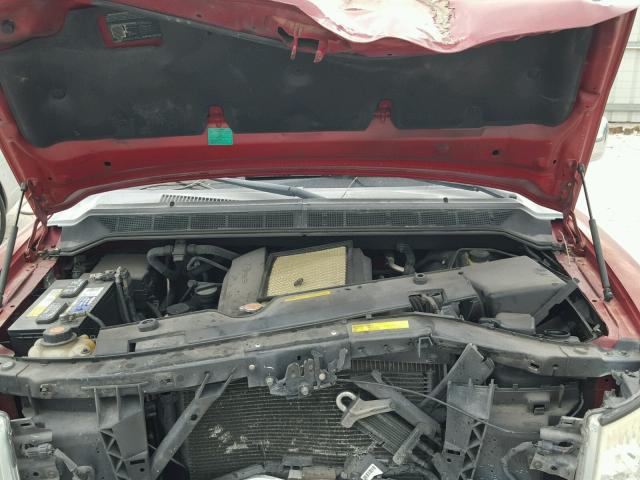 5N1AA08A86N732043 - 2006 NISSAN ARMADA SE RED photo 7