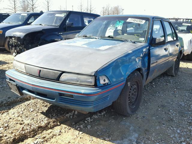 1G2JB54H7R7503321 - 1994 PONTIAC SUNBIRD LE TEAL photo 2