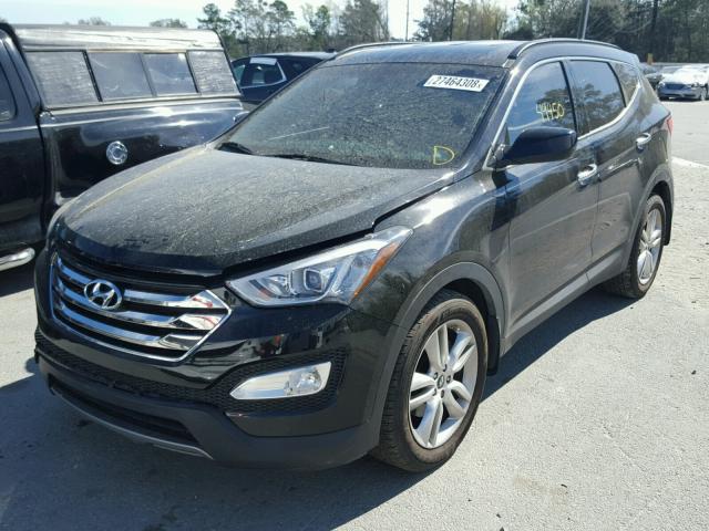 5XYZU3LAXDG004932 - 2013 HYUNDAI SANTA FE S BLACK photo 2