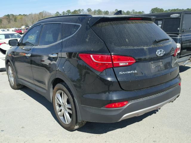 5XYZU3LAXDG004932 - 2013 HYUNDAI SANTA FE S BLACK photo 3