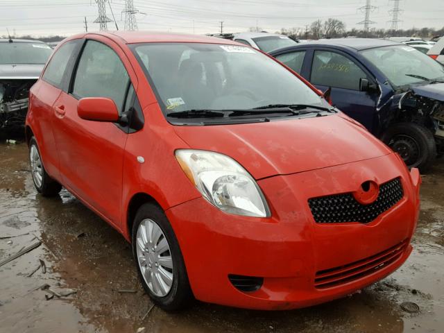 JTDJT923885168958 - 2008 TOYOTA YARIS RED photo 1