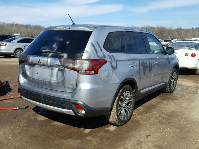 JA4AD2A3XGZ051695 - 2016 MITSUBISHI OUTLANDER SILVER photo 4