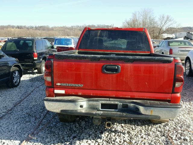 2GCEK13Z161299124 - 2006 CHEVROLET SILVERADO RED photo 9