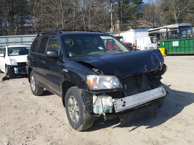 JTEEP21A340038022 - 2004 TOYOTA HIGHLANDER BLACK photo 1