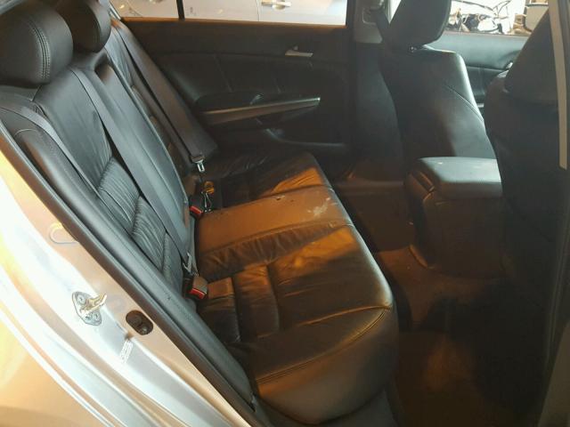 1HGCP36868A038847 - 2008 HONDA ACCORD EXL SILVER photo 6