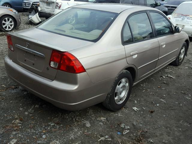 JHMES96683S001078 - 2003 HONDA CIVIC TAN photo 4