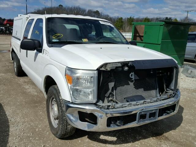 1FT7W2A62BEC80196 - 2011 FORD F250 SUPER WHITE photo 1