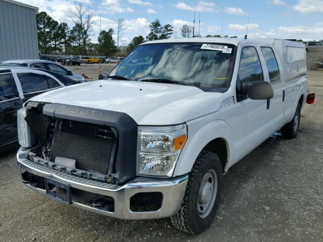 1FT7W2A62BEC80196 - 2011 FORD F250 SUPER WHITE photo 2