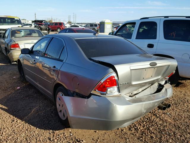 3FAHP06Z08R204450 - 2008 FORD FUSION S GRAY photo 3