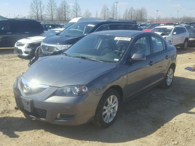 JM1BK32F571617095 - 2007 MAZDA 3 I GRAY photo 2