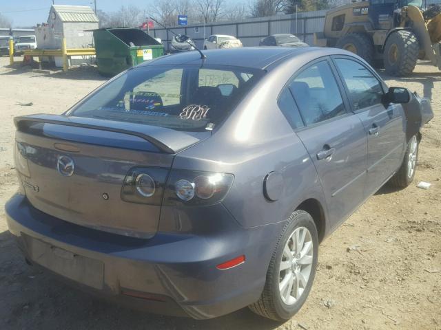 JM1BK32F571617095 - 2007 MAZDA 3 I GRAY photo 4