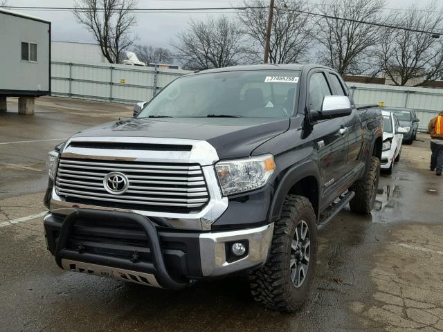 5TFBW5F14EX377093 - 2014 TOYOTA TUNDRA DOU BLACK photo 2