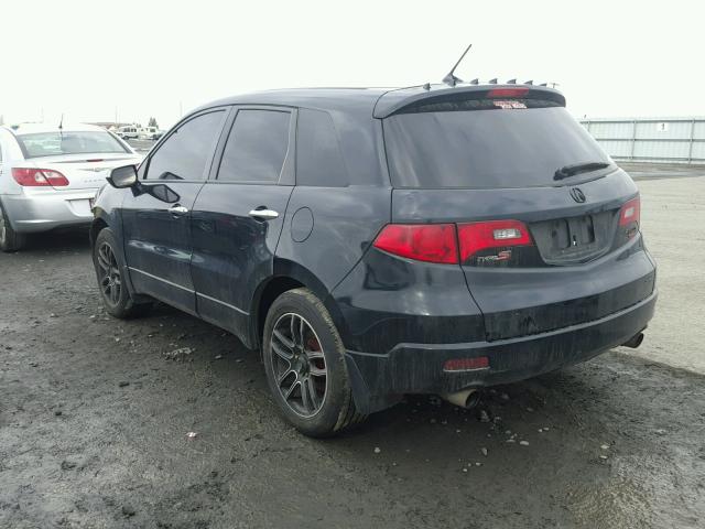 5J8TB18288A014545 - 2008 ACURA RDX BLACK photo 3