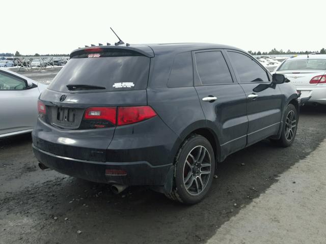 5J8TB18288A014545 - 2008 ACURA RDX BLACK photo 4