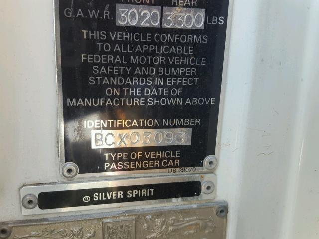 SCAZS42A8BCX03093 - 1981 ROLLS-ROYCE SILVER SPI Ağ foto 10